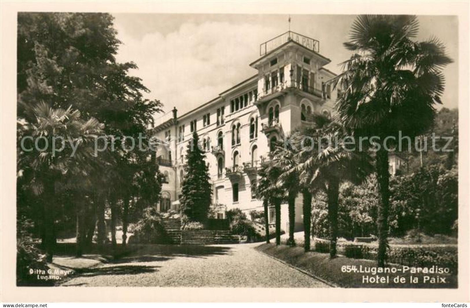 Paradiso Lago di Lugano Hotel de la Paix