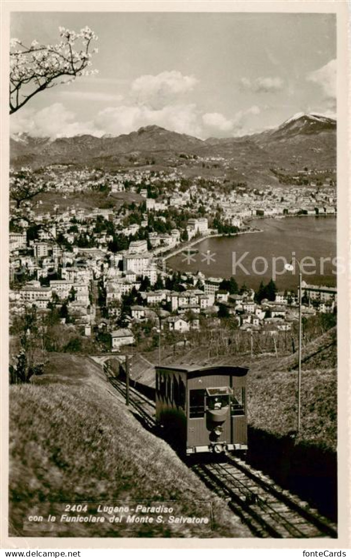 Paradiso Lago di Lugano TI con la Funicolare de Monte San Salvatore