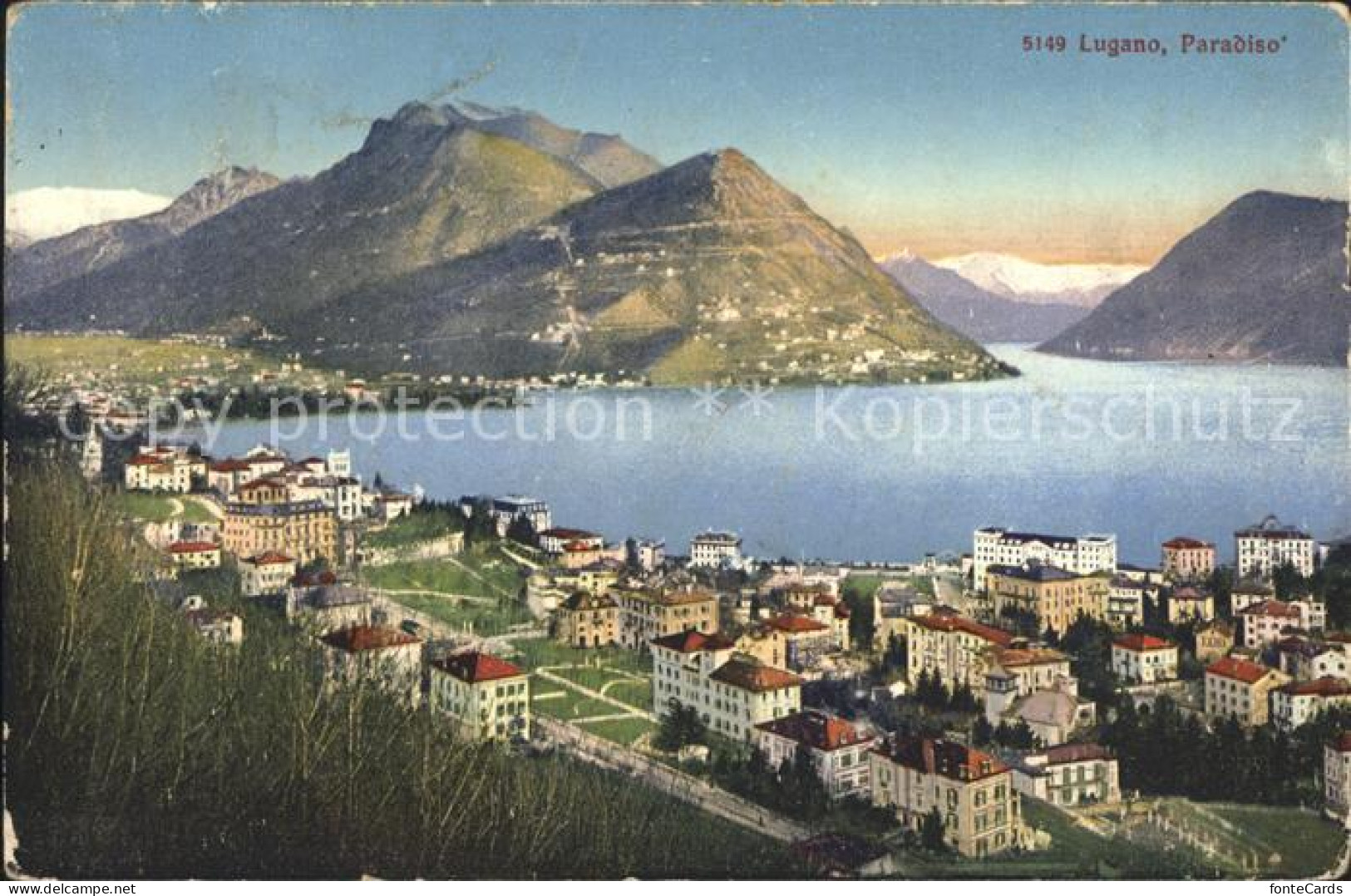 Paradiso TI Panorama Luganersee