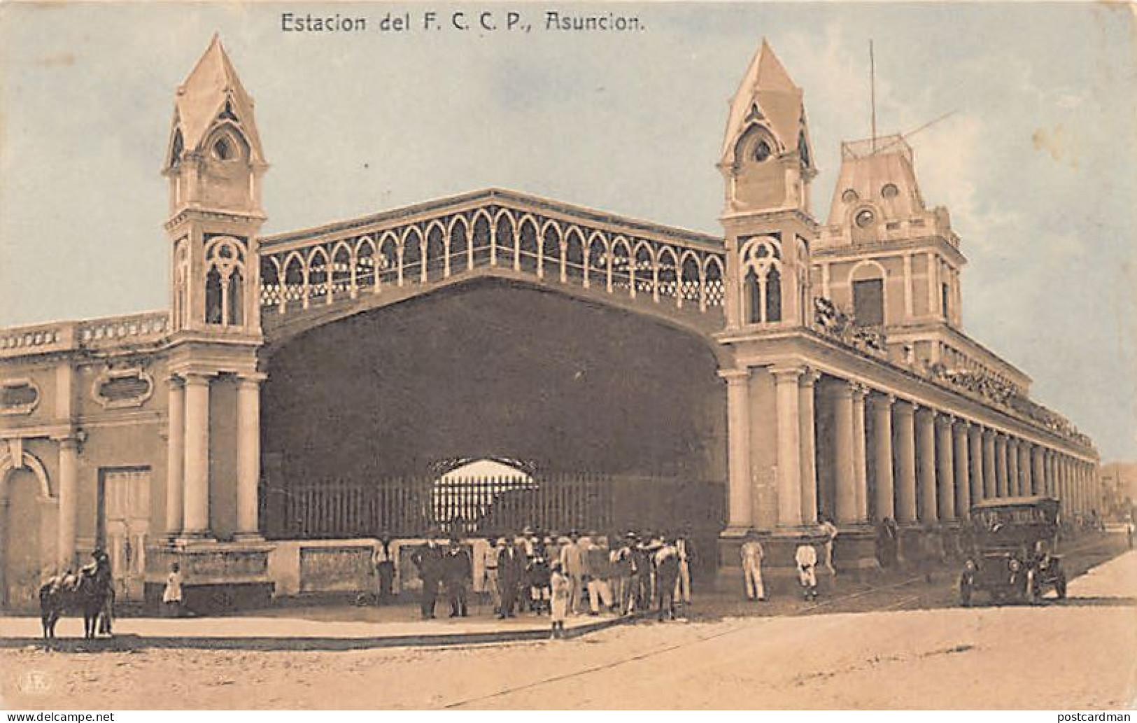 Paraguay - ASUNCIÓN - Estacion del F.C.C.P. - Ed. J.K.
