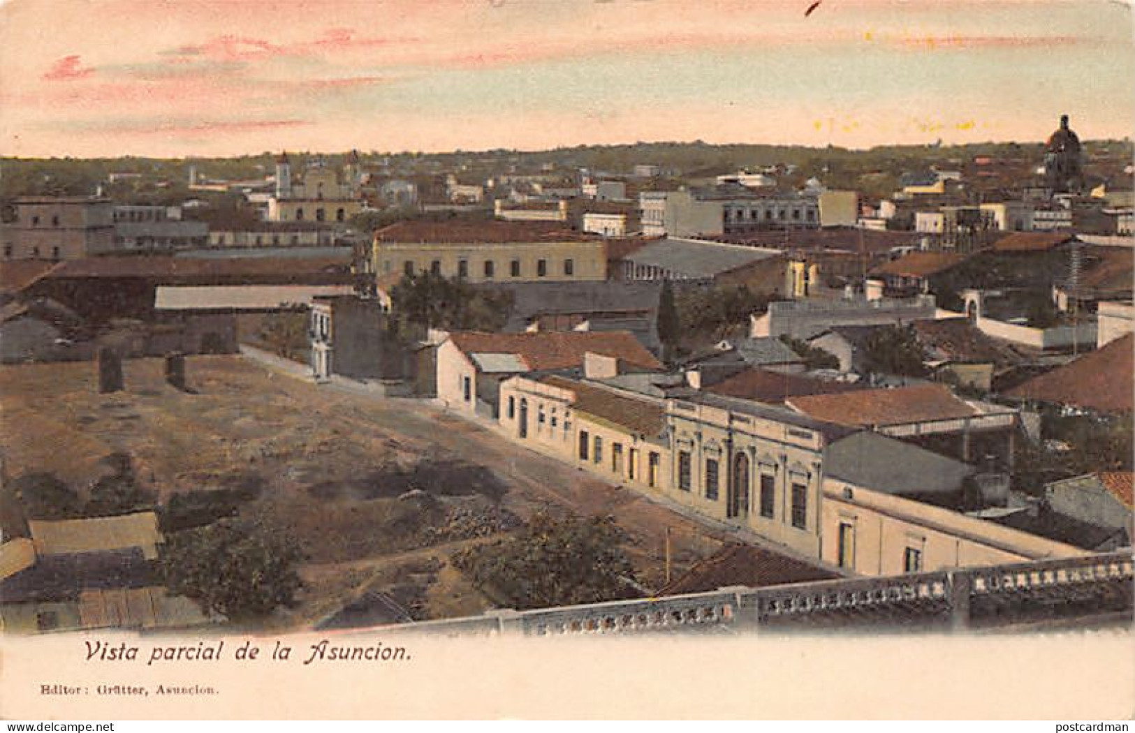 Paraguay - ASUNCIÓN - Vista parcial - Ed. Grütter