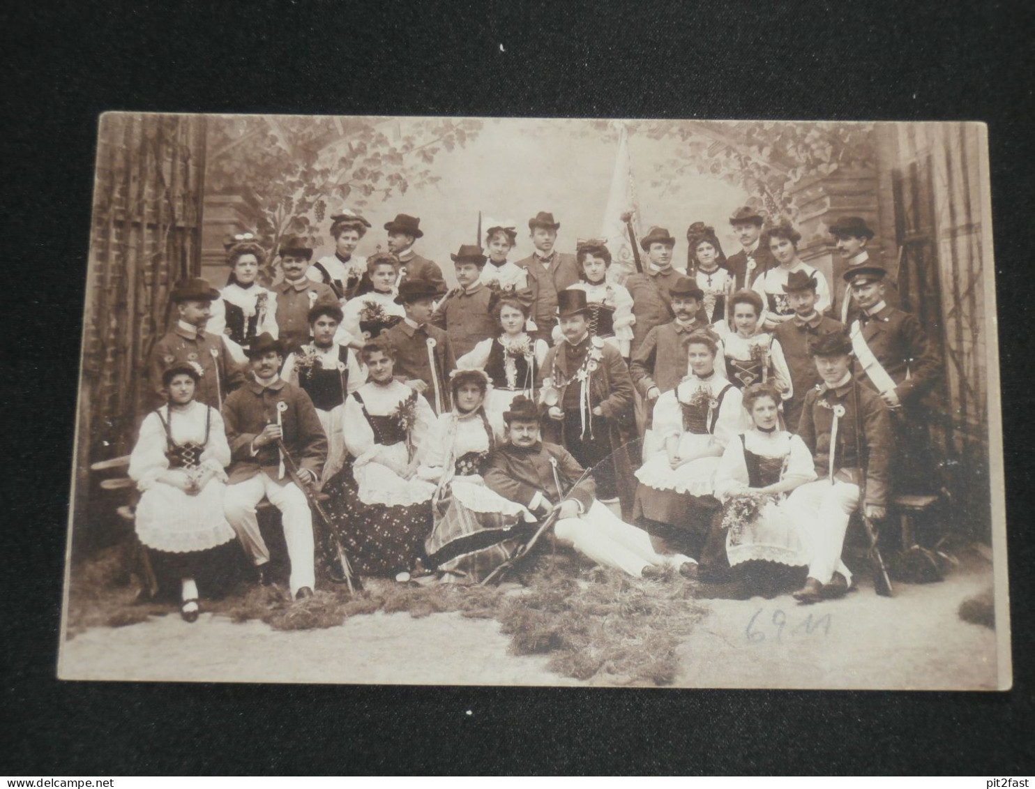 Parchim i. Mecklenburg , 1911 , kaufm. Alpenverein , Verein , Studentika , Ansichtskarte , AK , CPA !!