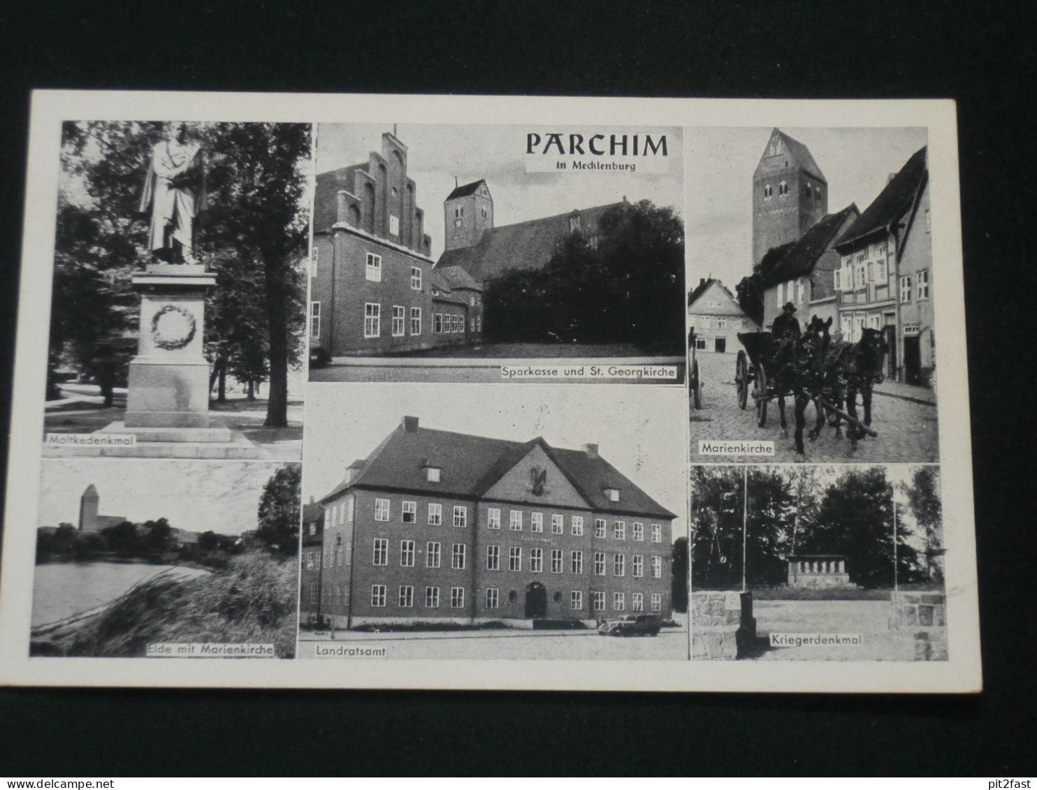 Parchim i. Mecklenburg , ca. 1940 , Mehrbild  ,  Ansichtskarte , AK , CPA !!