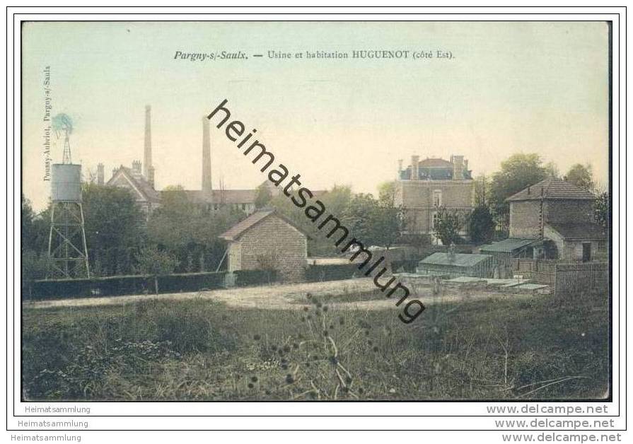 Pargny-sur-Saulx - Usine et habitation Huguenot (cote Est)