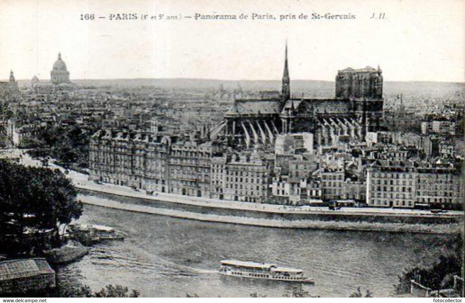 Paris 04 : Notre Dame de Paris vue de St Gervais