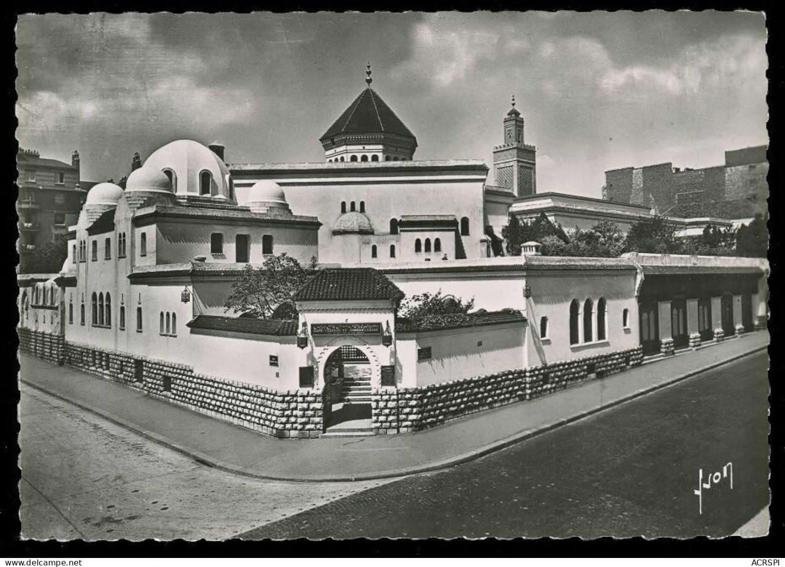 PARIS 05 institut musulman mosquée de paris édition YVON carte rare