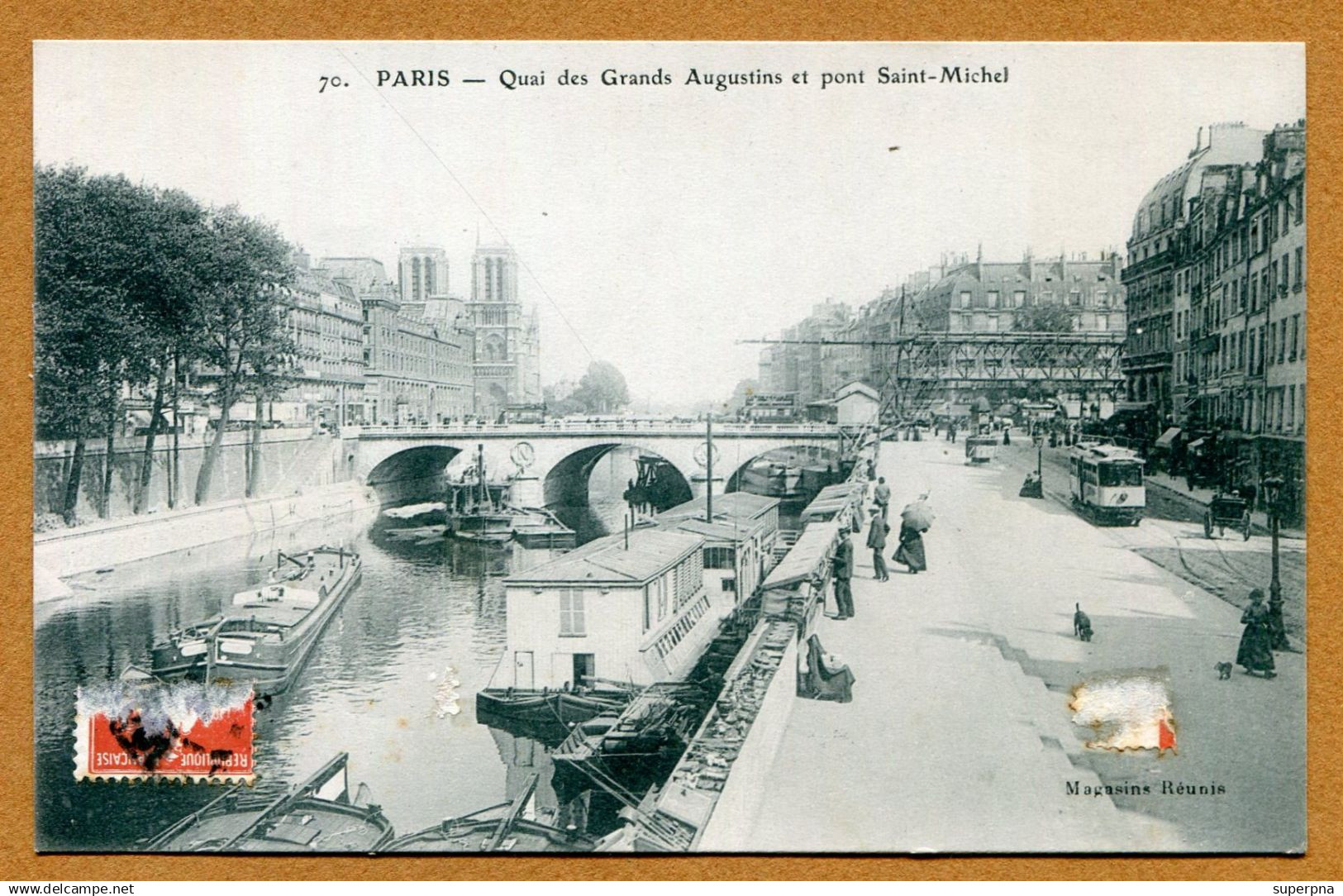 PARIS  (06) : " QUAI DES GRANDS AUGUSTINS "