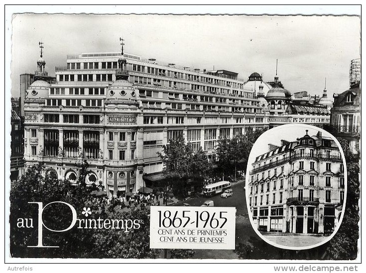 PARIS 07  PARIS AU PRINTEMPS1865 1965  CENT ANS DE PRINTEMPS  CPM