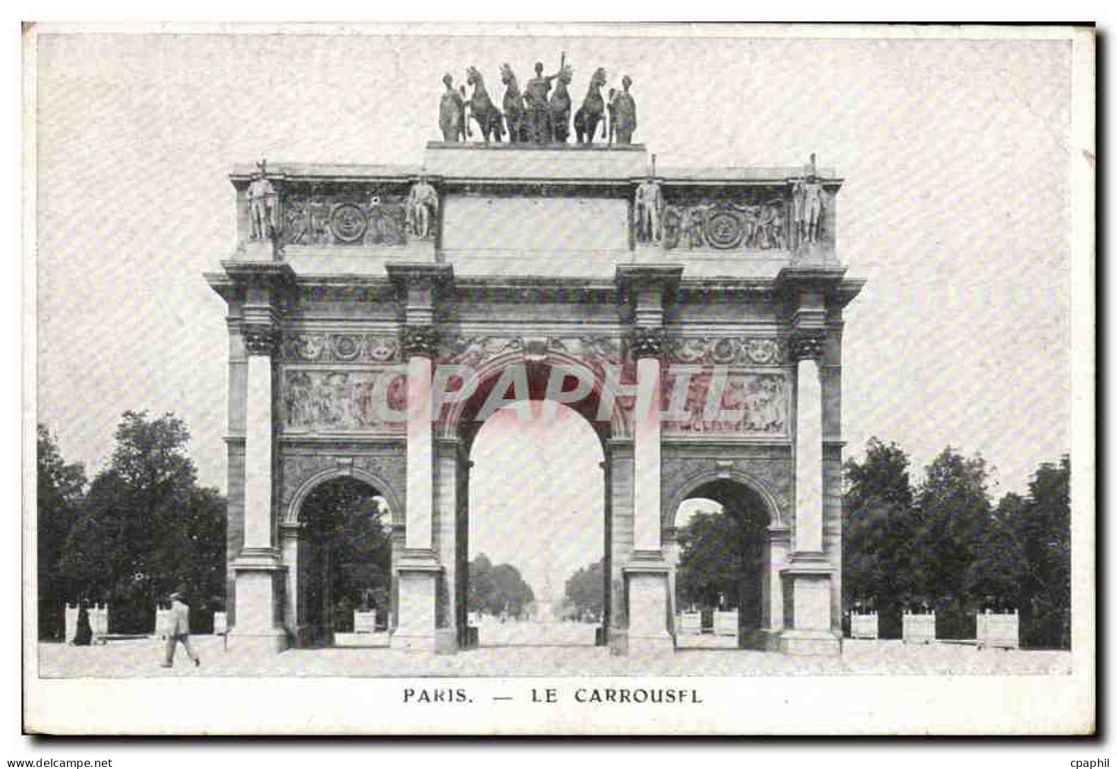 Paris - 1 - Le Caroussel CPA