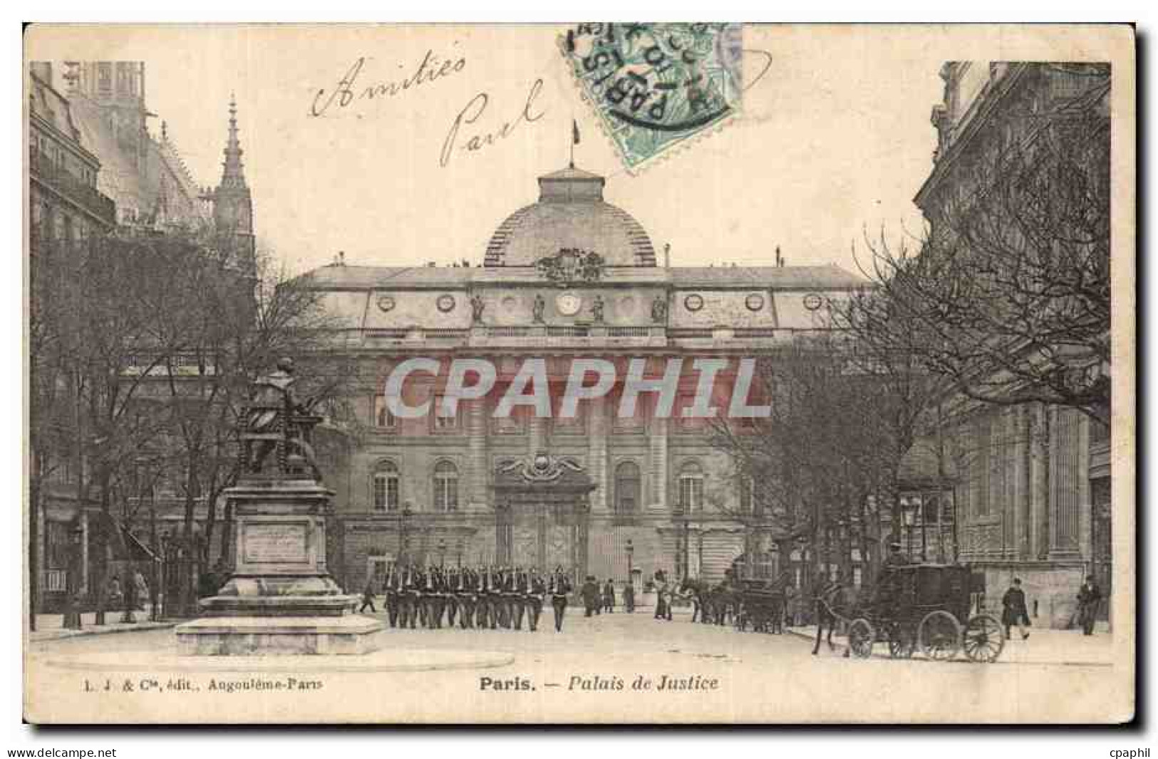 Paris - 1 - Palais de Justice - CPA