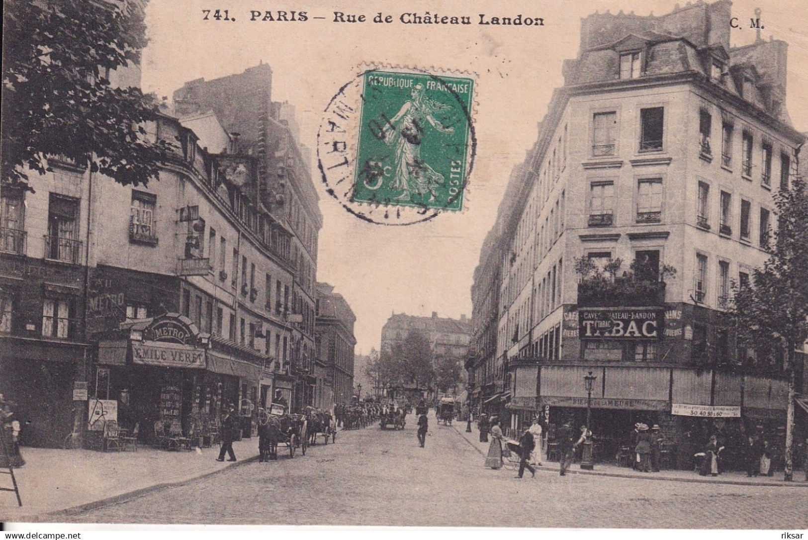 PARIS(10 em ARRONDISSEMENT) METRO(TABAC)