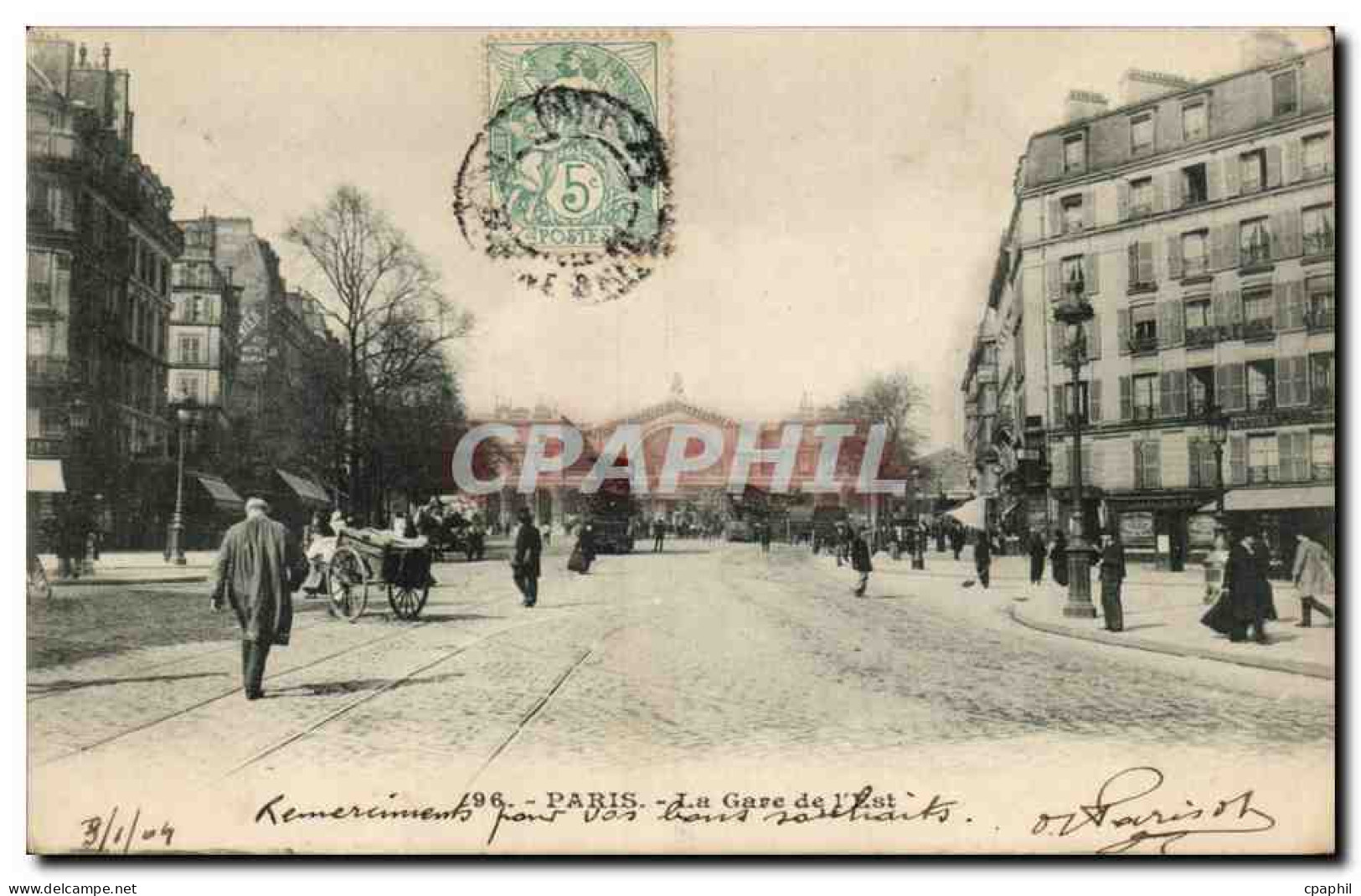Paris - 10 - Gare de l'Est - CPA -
