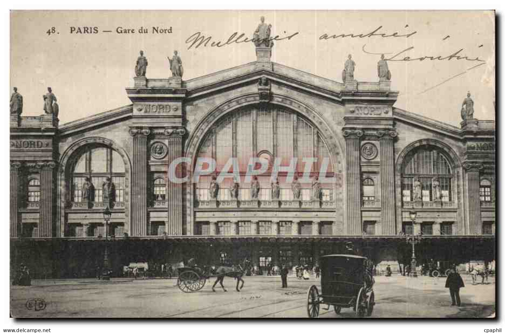 Paris - 10 - Gare du Nord - CPA