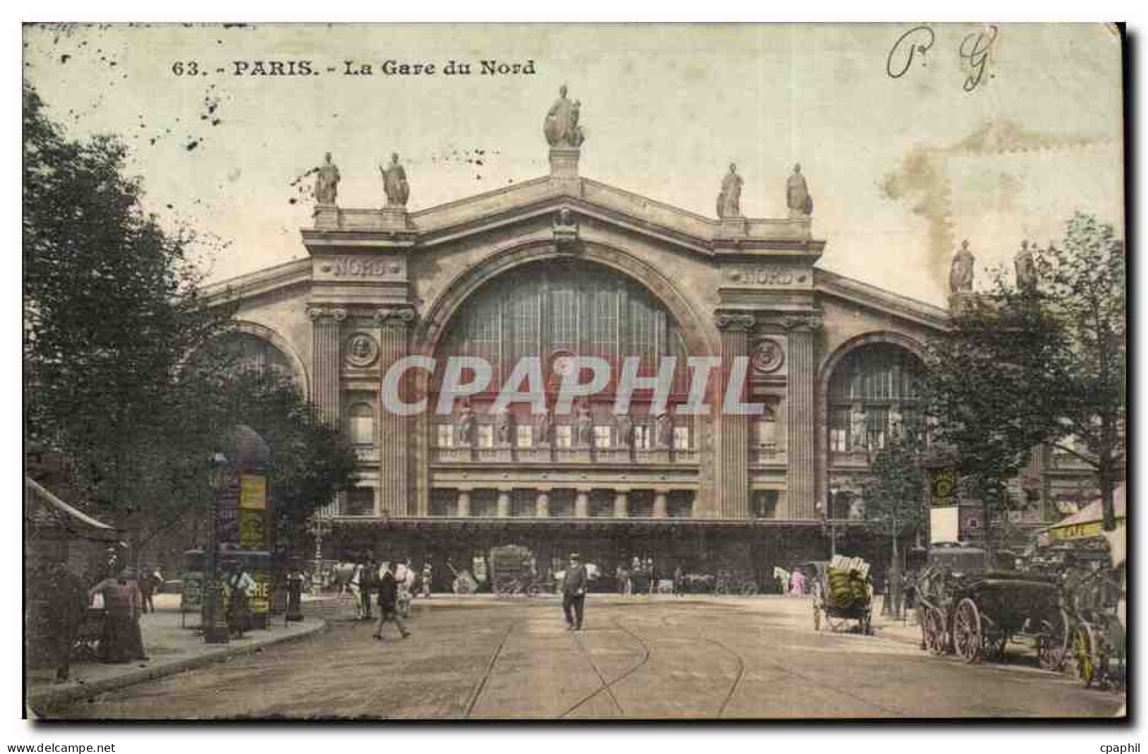 Paris - 10 - Gare du Nord CPA