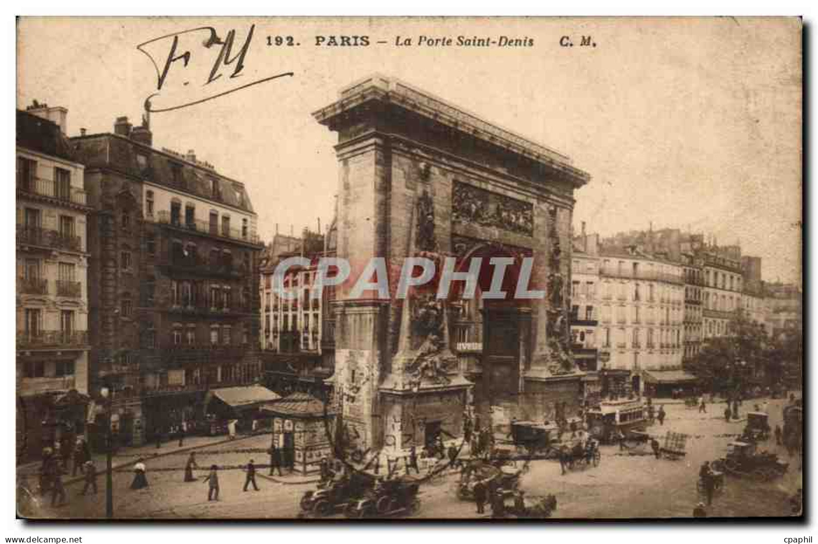 Paris 10 - La Porte Saint Denis - CPA