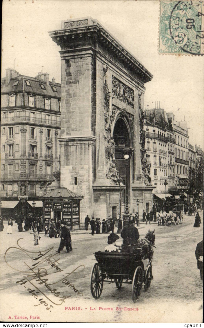 Paris - 10 - La Porte Saint Denis - CPA