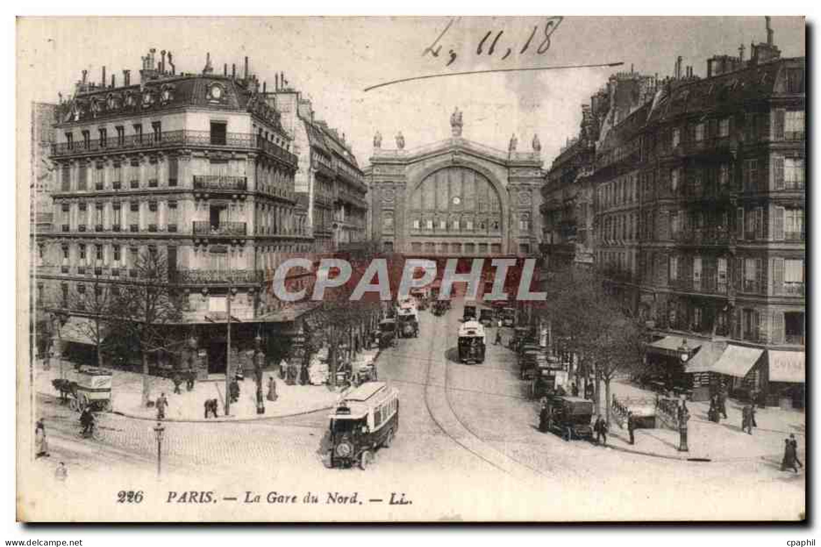 Paris - 10 - Le Gare du Nord - CPA
