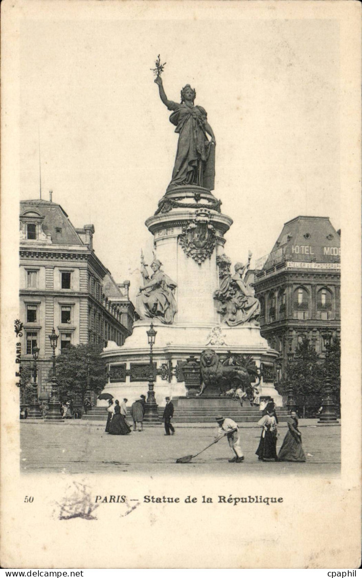 Paris 10 - Place de la Republique CPA