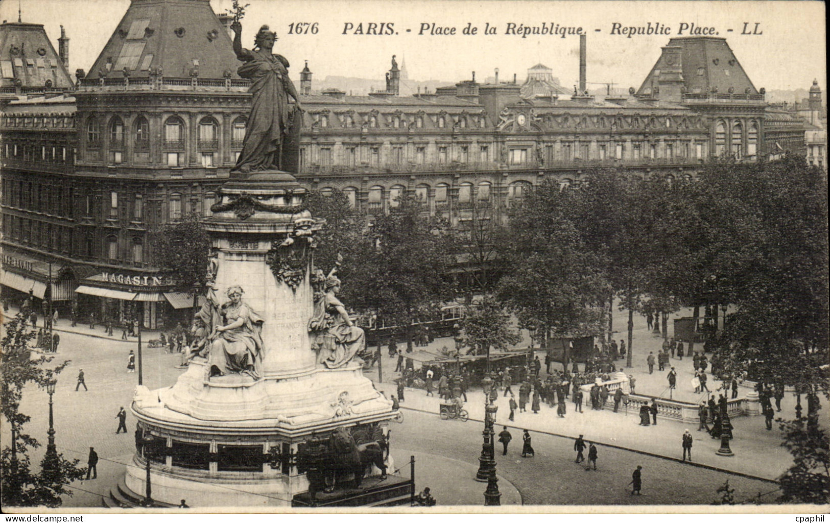 Paris - 10 - Place de la Republique - CPA