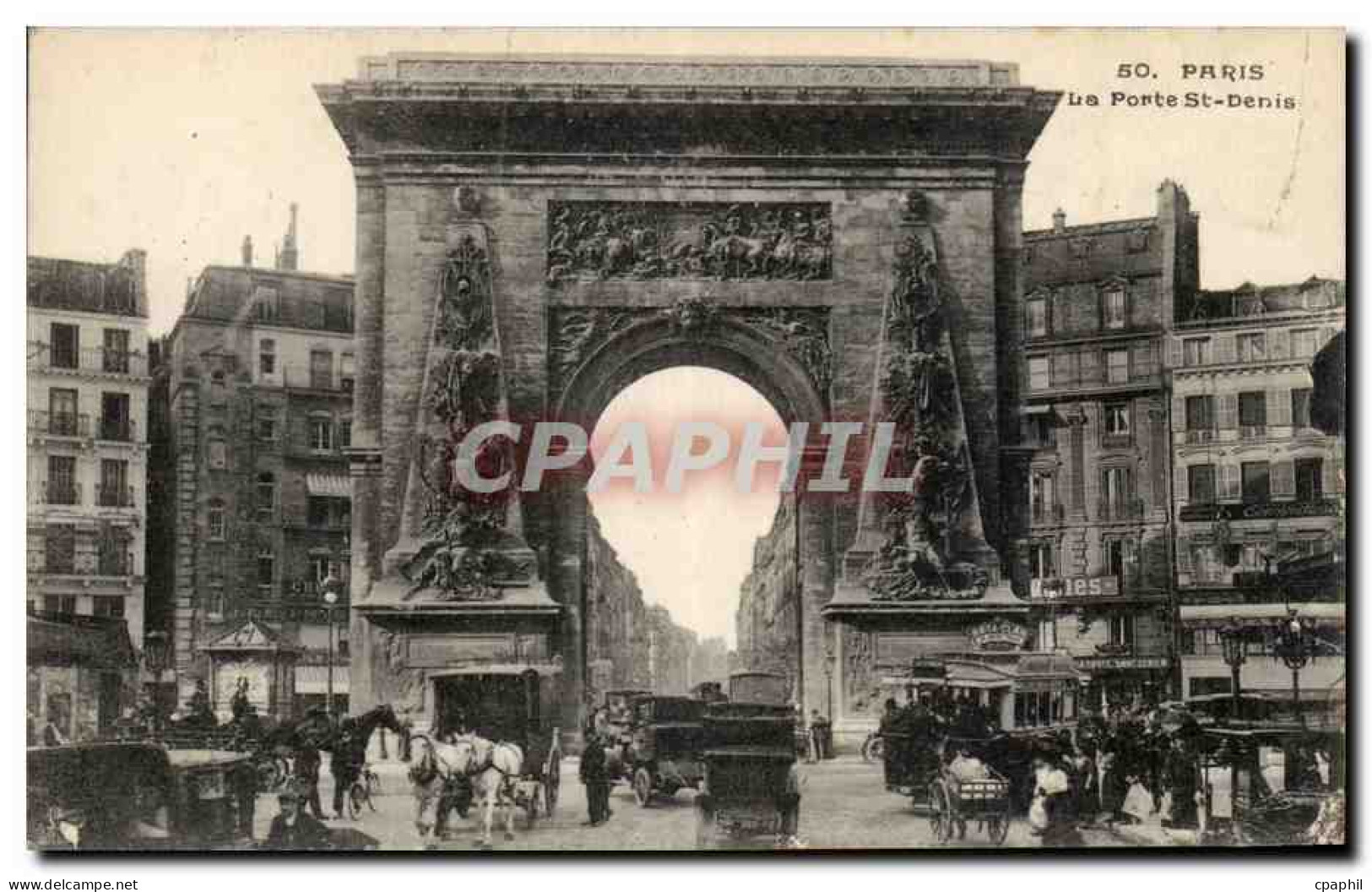 Paris - 10 - Porte Saint Denis - CPA