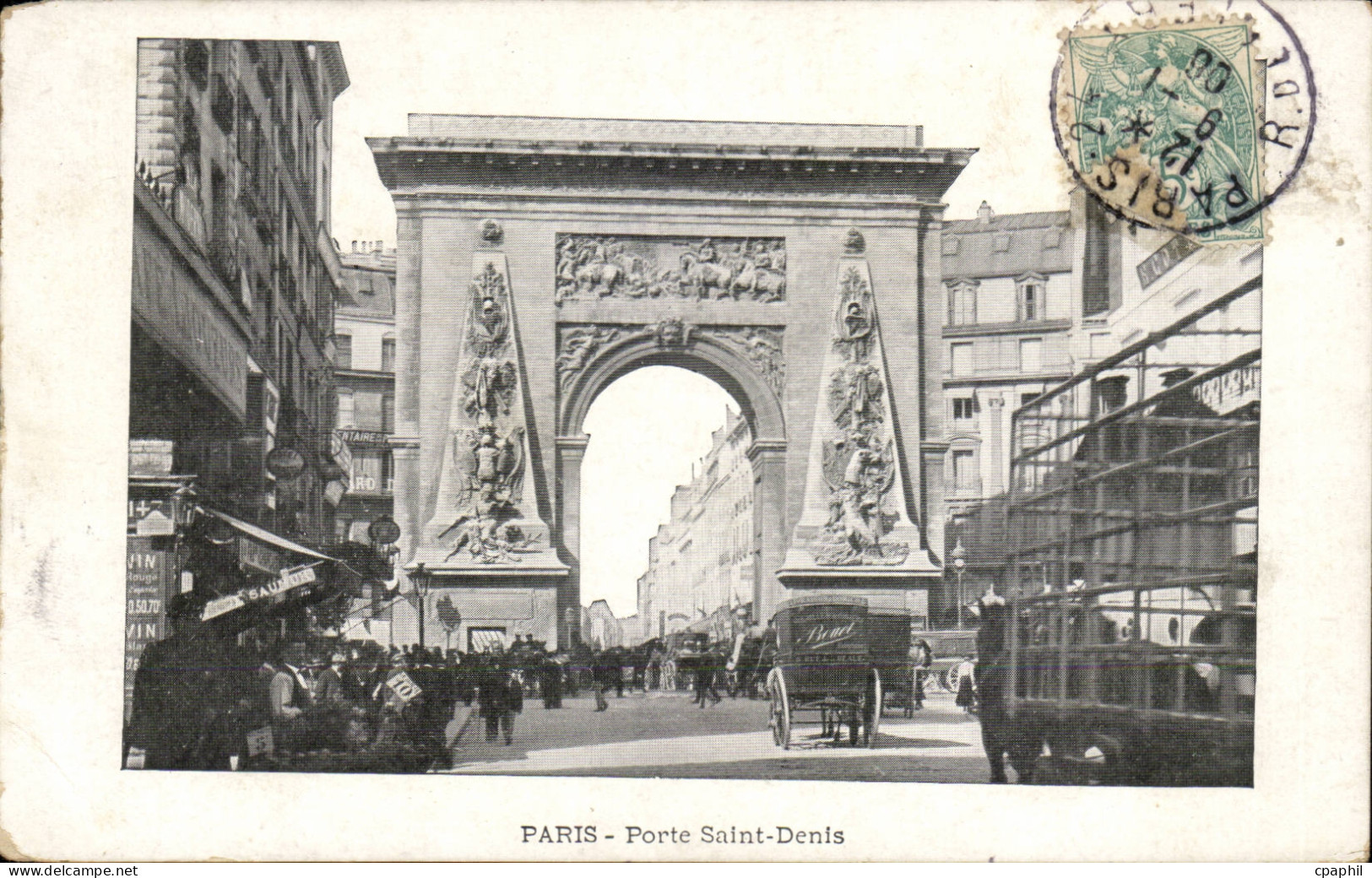 Paris - 10 - Porte Saint Denis - CPA