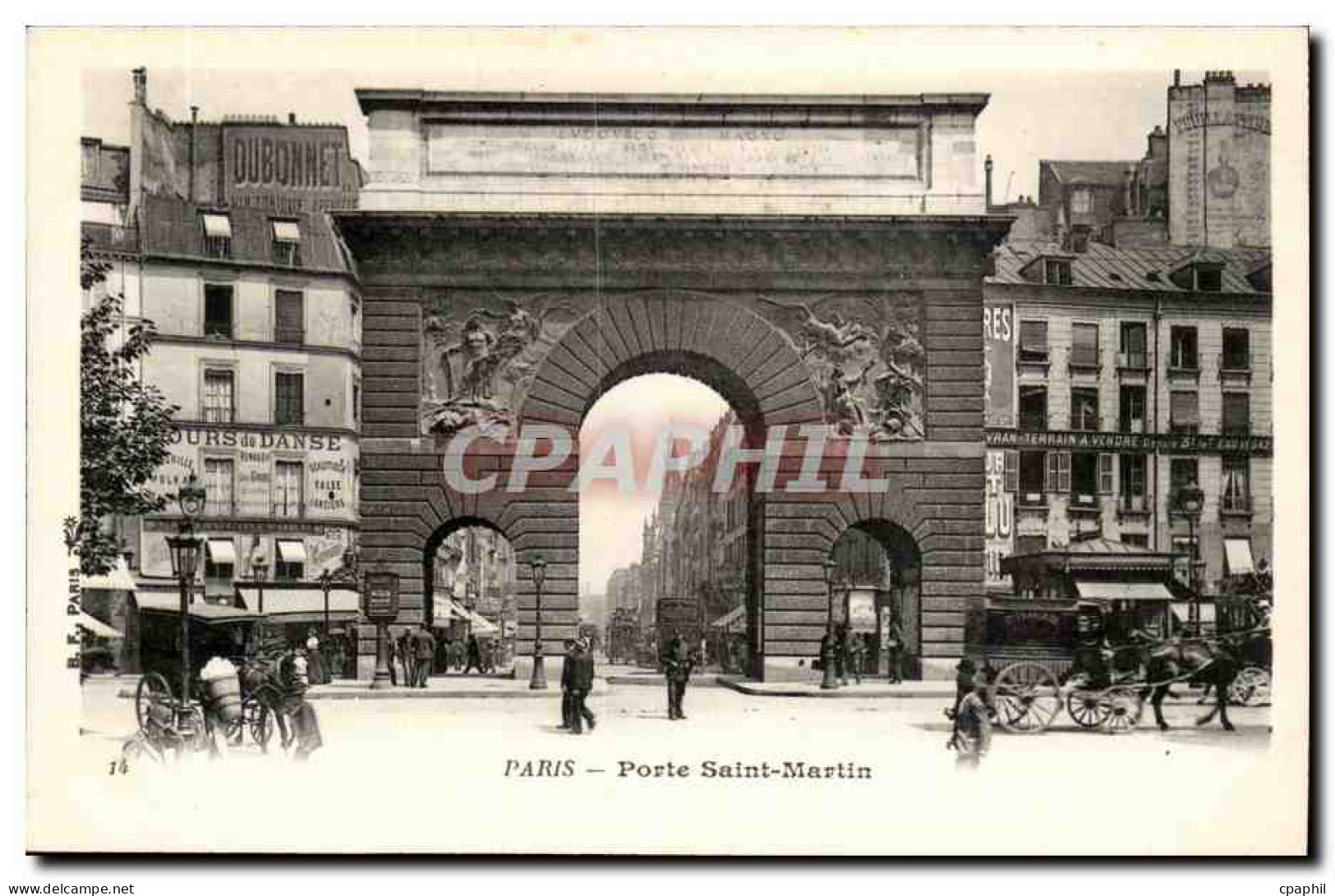 Paris - 10 - Porte Saint Martin - CPA