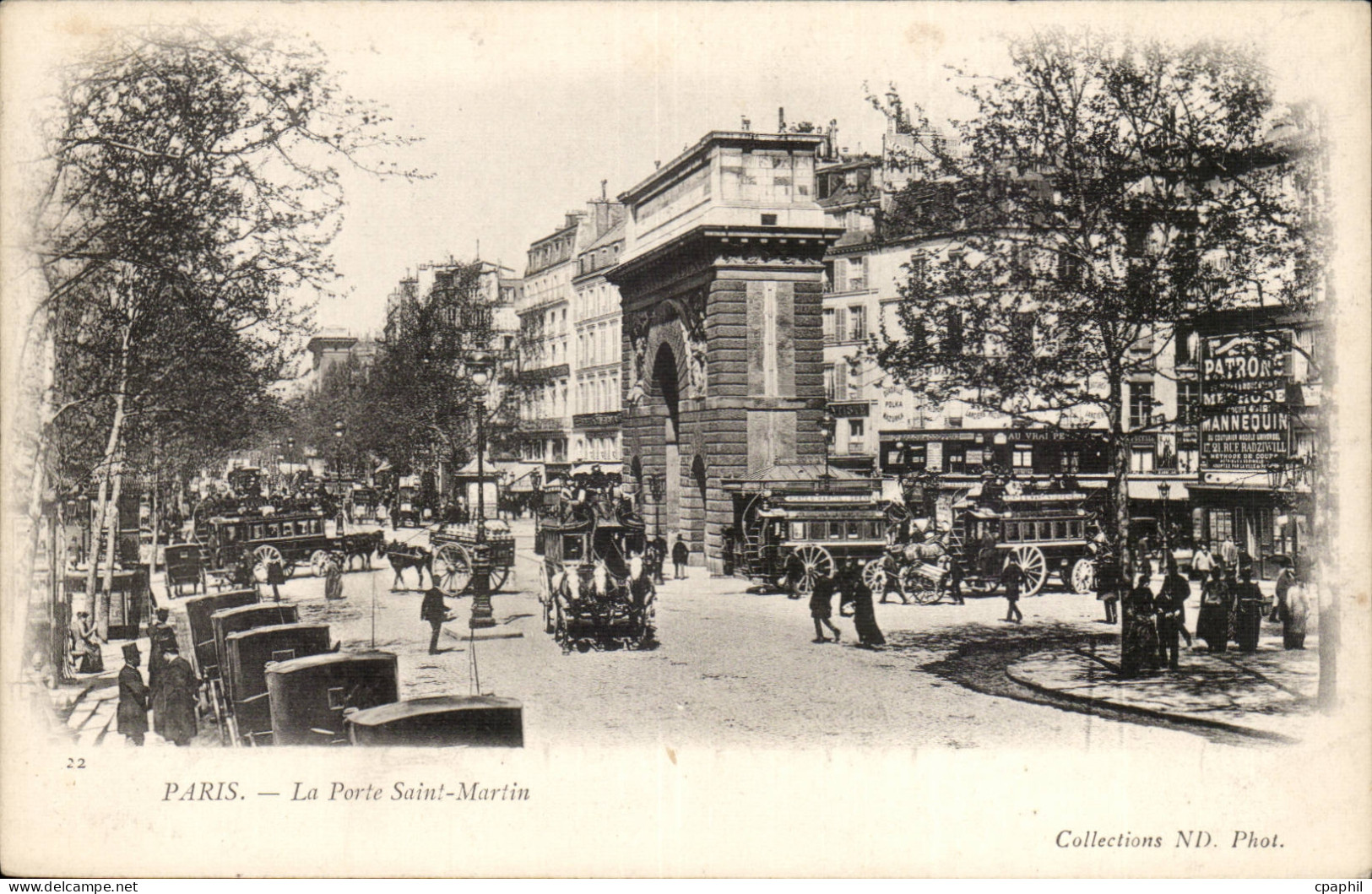 Paris 10 - Porte Saint Martin - CPA