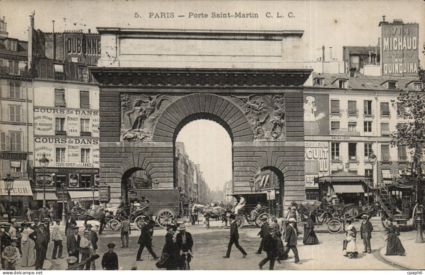 Paris - 10 - Porte Saint Martin - CPA