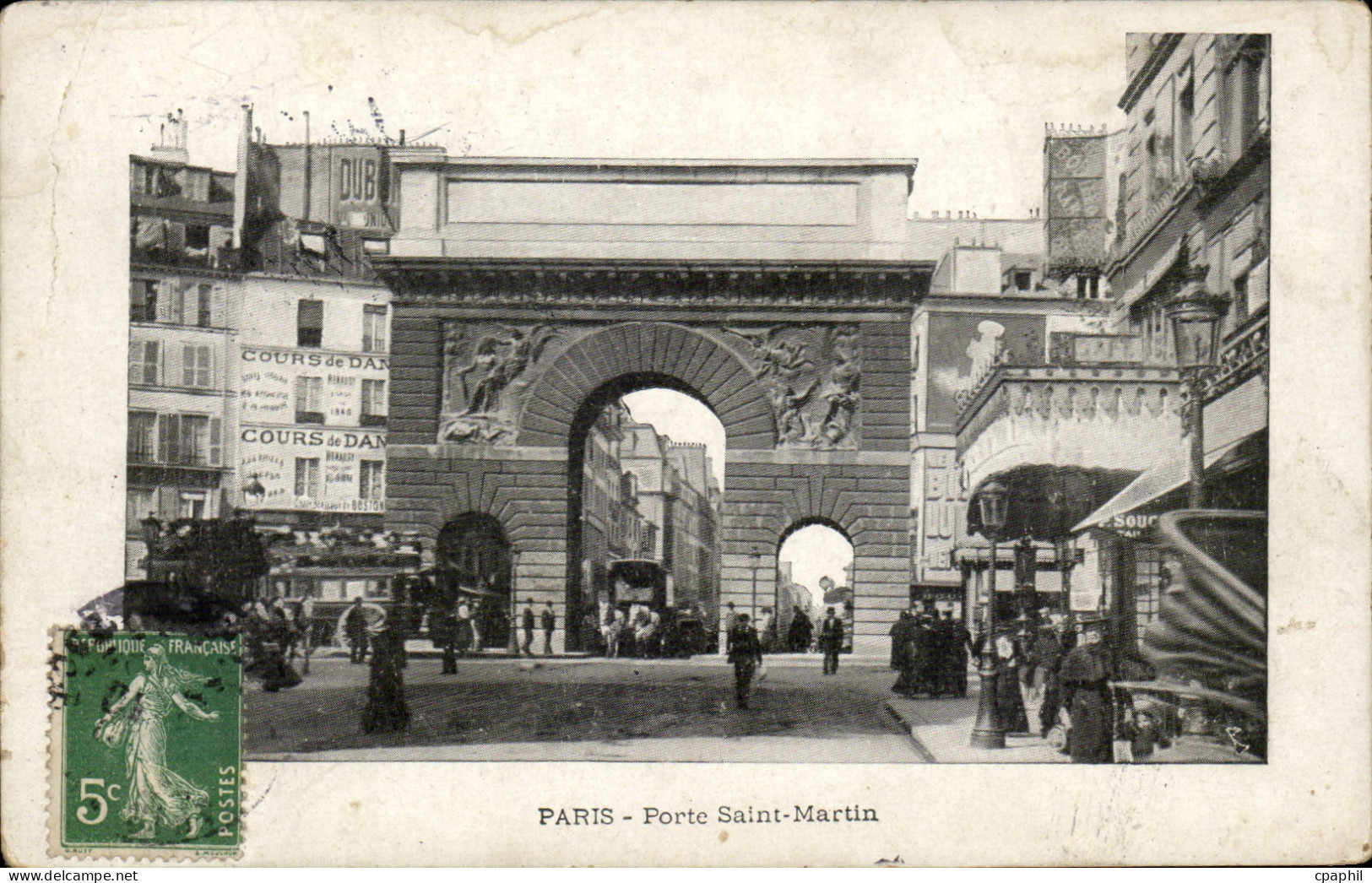 Paris - 10 - Porte Saint Martin - CPA