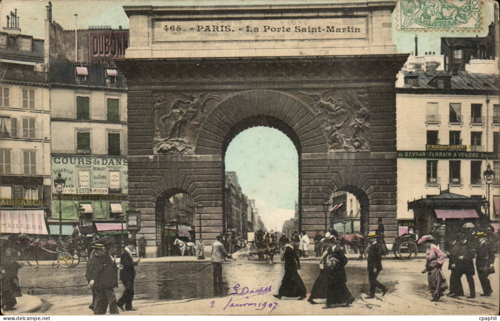 Paris - 10 - Porte Saint Martin - CPA