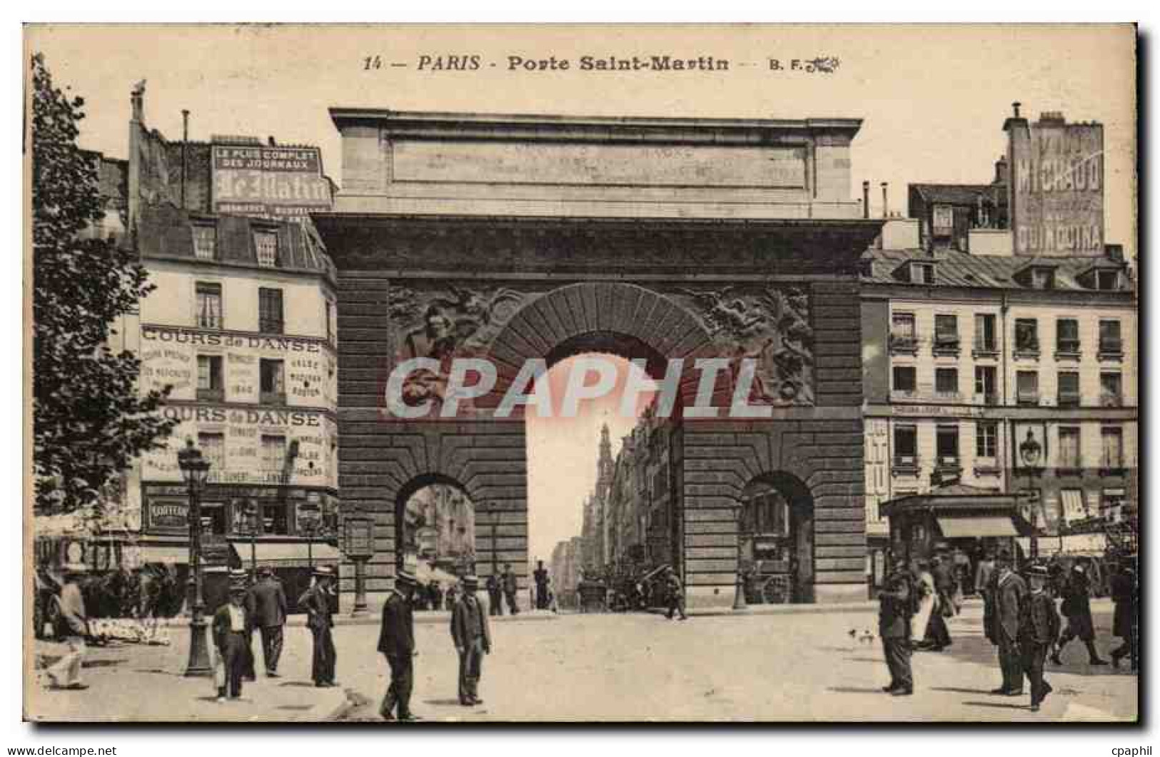 Paris - 10 - Porte Saint Martin CPA