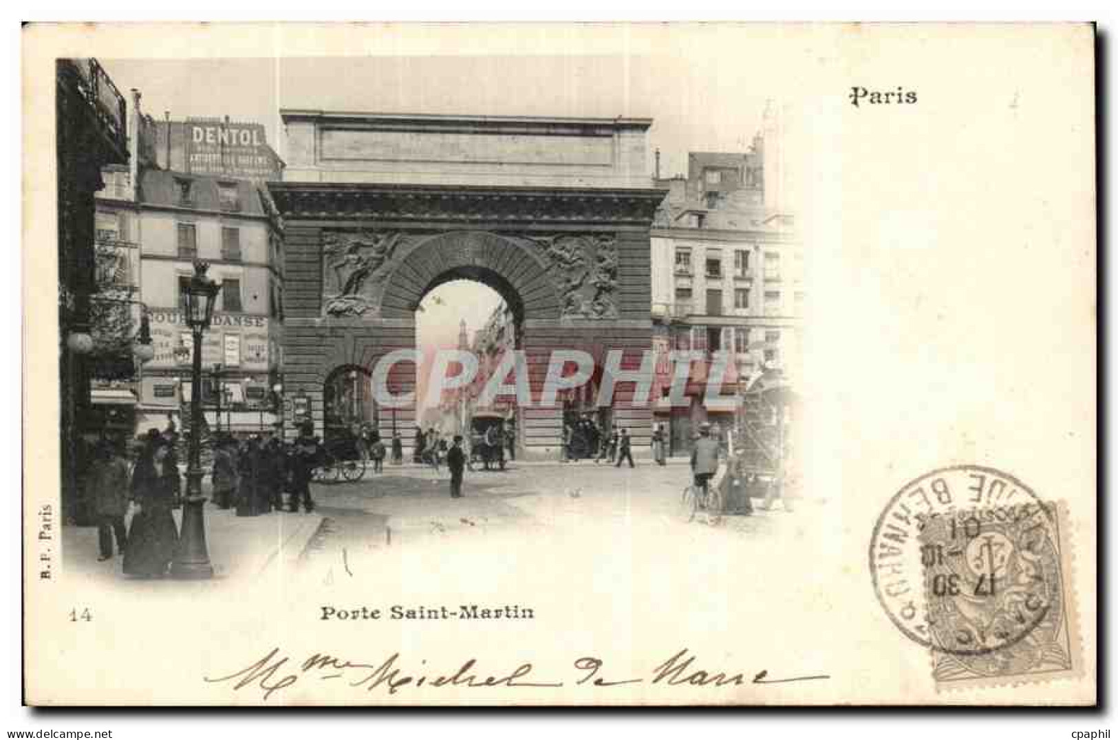 Paris - 10 - Saint Martin - CPA