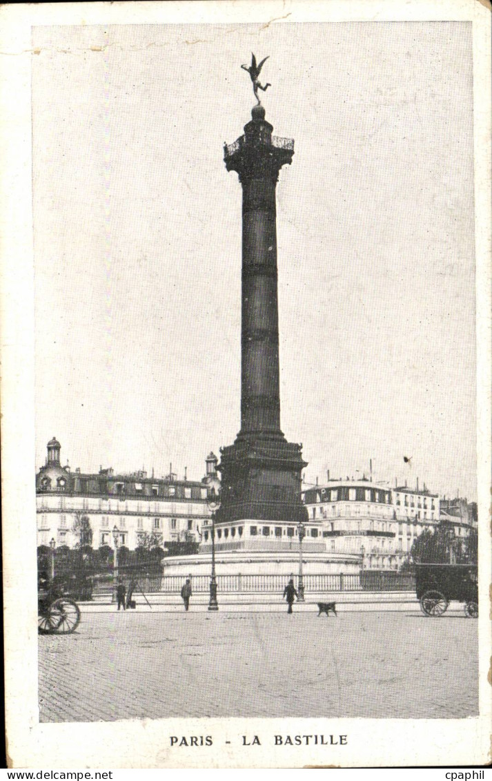 Paris - 11 - Place de la Bastille - CPA