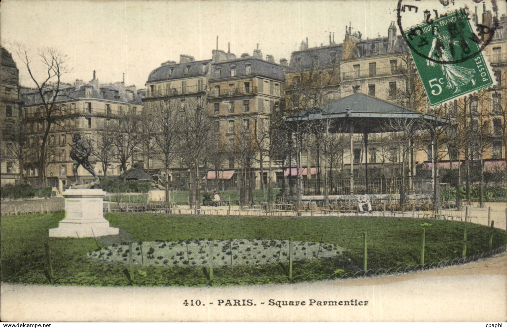 Paris - 11 - Square Parmentier - CPA