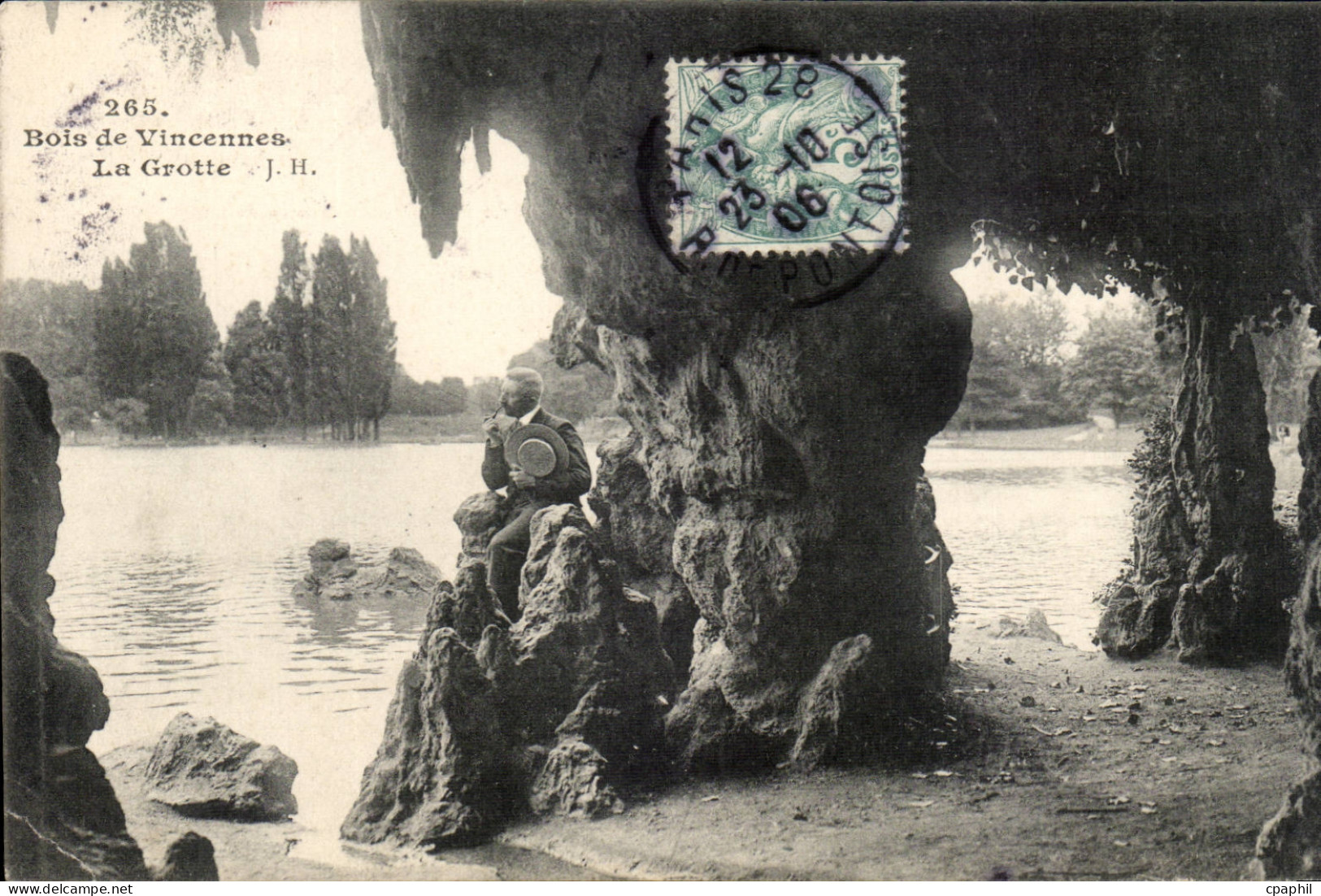 Paris - 12 - Bois de Vincennes - La Grotte - CPA