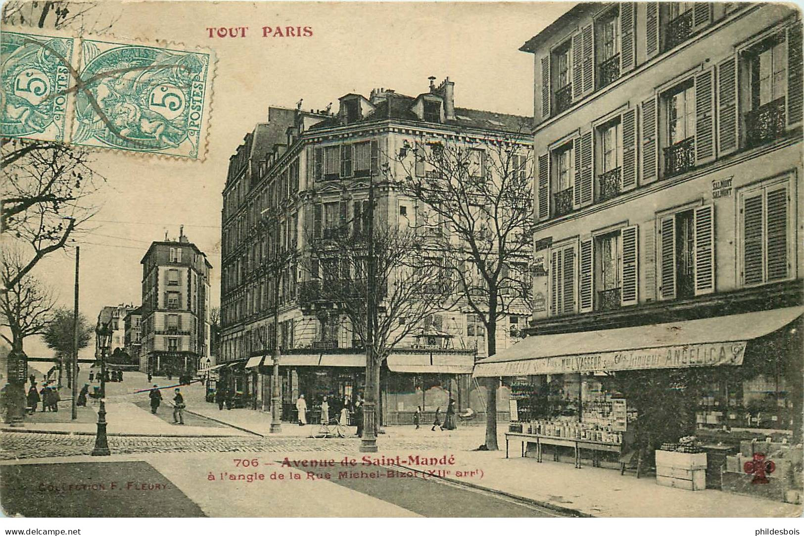 PARIS  12 eme arrondissement  TOUT PARIS   avenue de Saint mandé