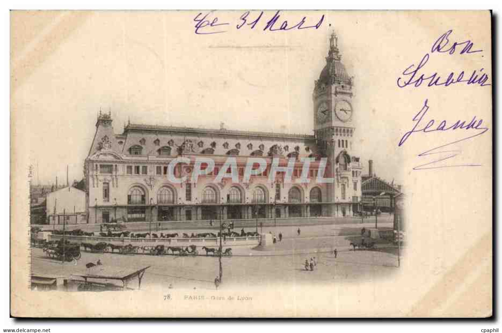 Paris - 12 - Gare de Lyon - CPA