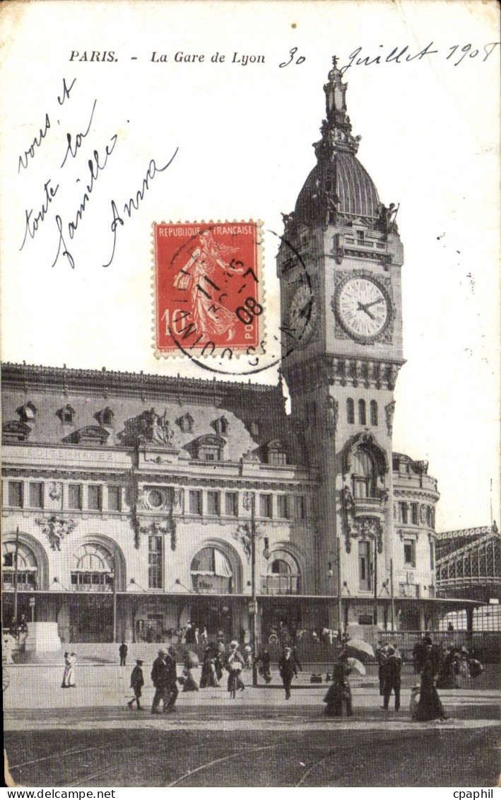 Paris - 12 - Gare du Lyon - CPA