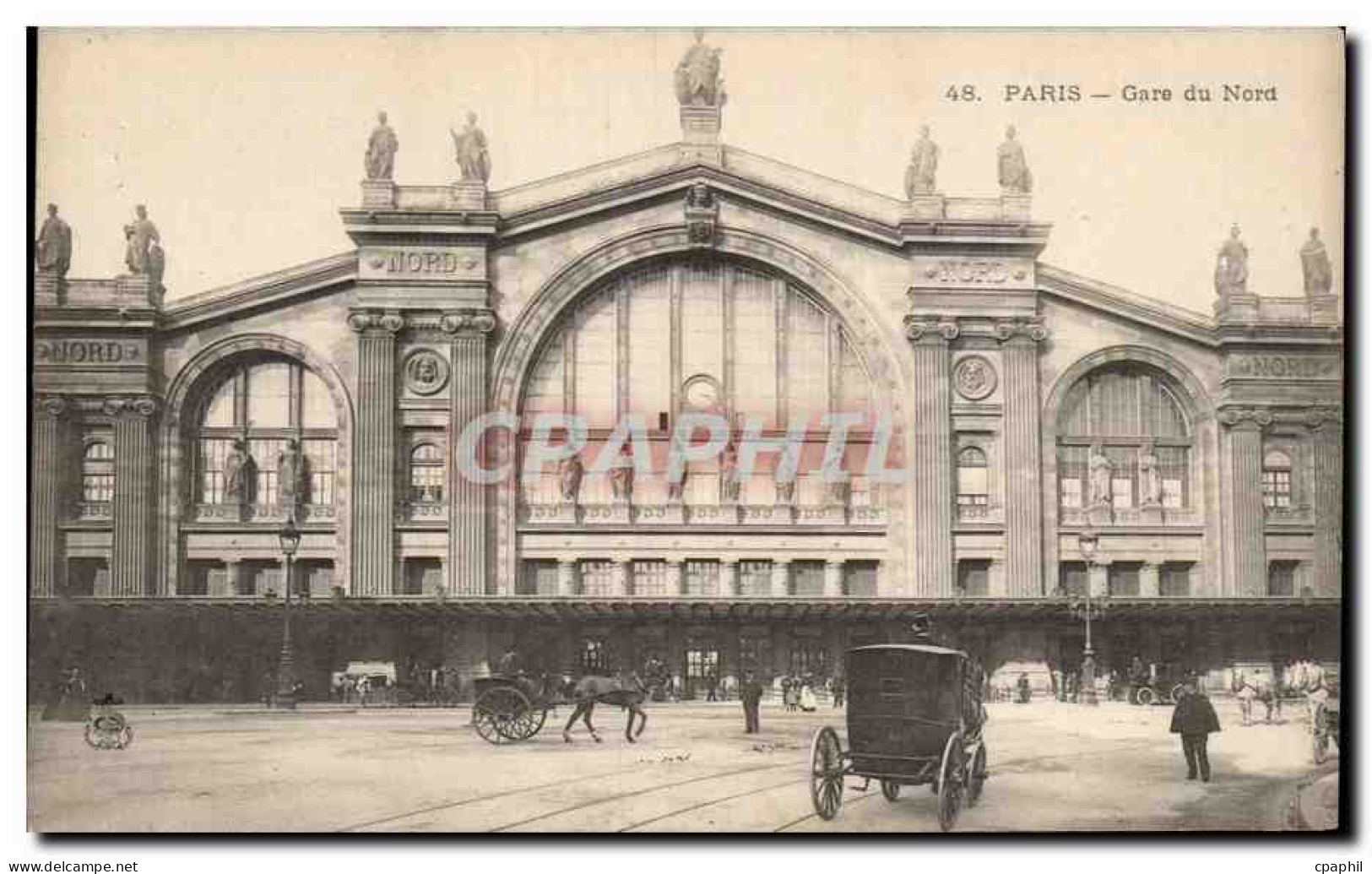 Paris - 12 - Gare du Nord - CPA -