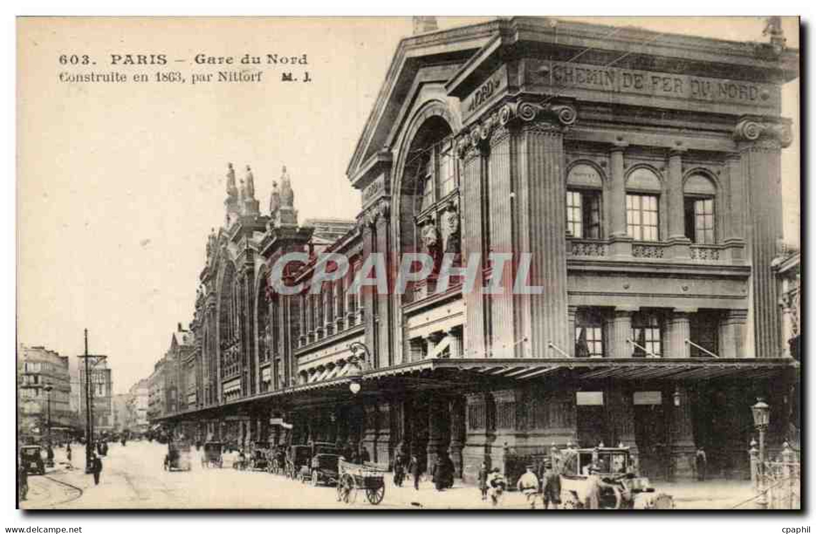 Paris - 12 - Gare du Nord - CPA -