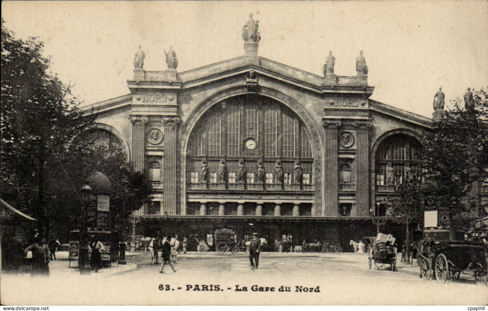 Paris - 12 - Gare du Nord - CPA -