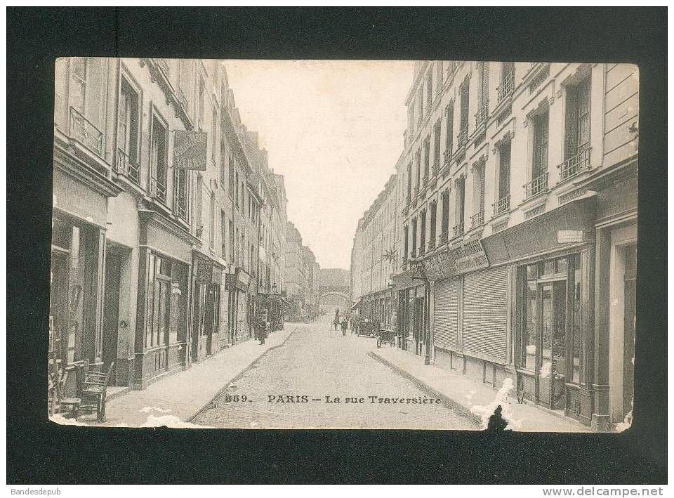 Paris 12è - Rue Traversière ( animée commerce C.M. 859 en l'état)