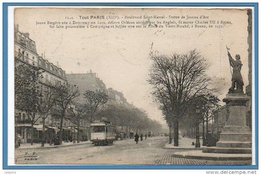 PARIS - 13 eme - Tout Paris - Boulevard Saint Michel.....