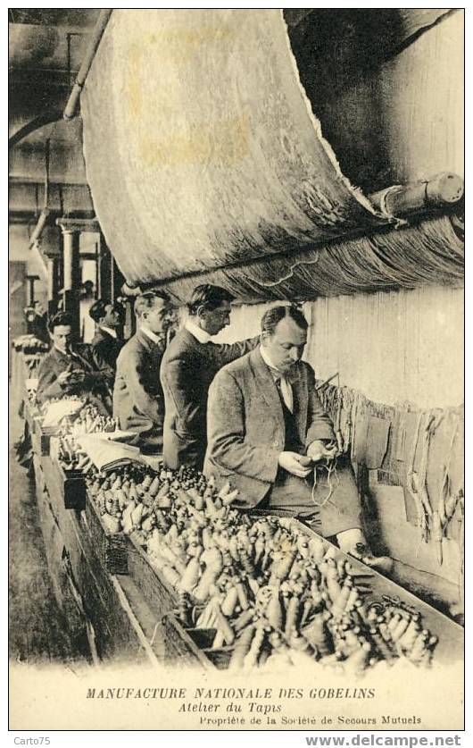 PARIS 13 - MANUFACTURE des GOBELINS - Atelier du Tapis