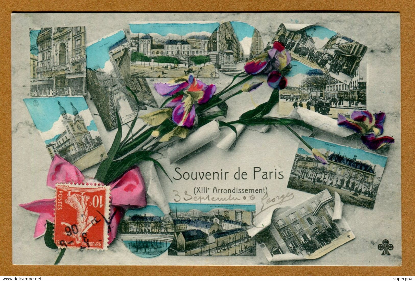 PARIS 13  : " SOUVENIR DE PARIS (XIIIème Arrondissement) "