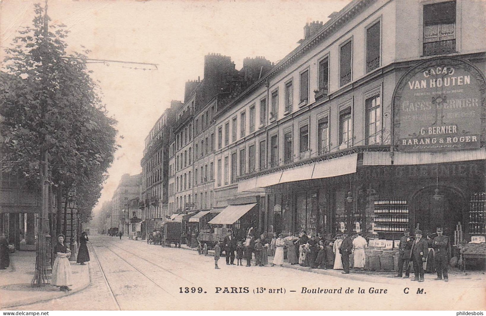 PARIS  13eme arrondissement  boulevard de la gare