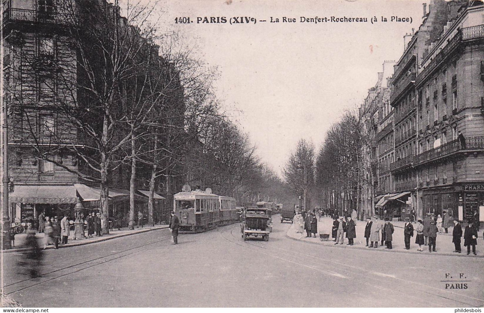 PARIS 14 arrondissement  rue denfert Rochereau