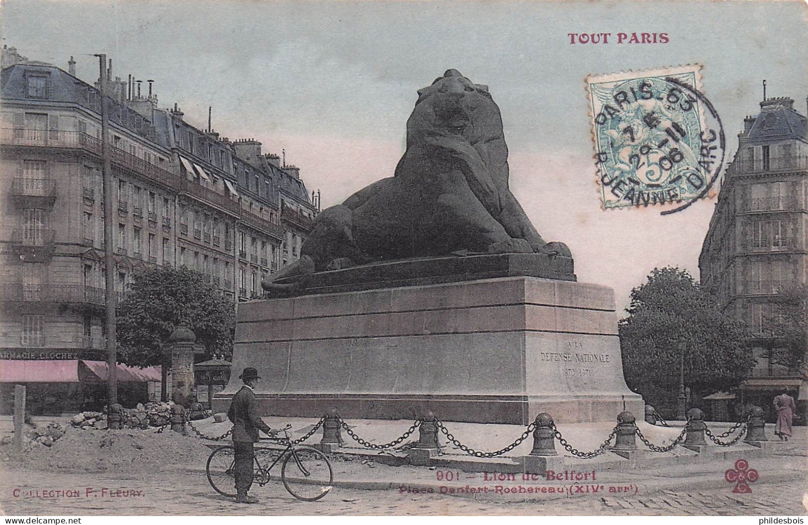 PARIS 14 arrondissement  TOUT PARIS   Lion de Belfort
