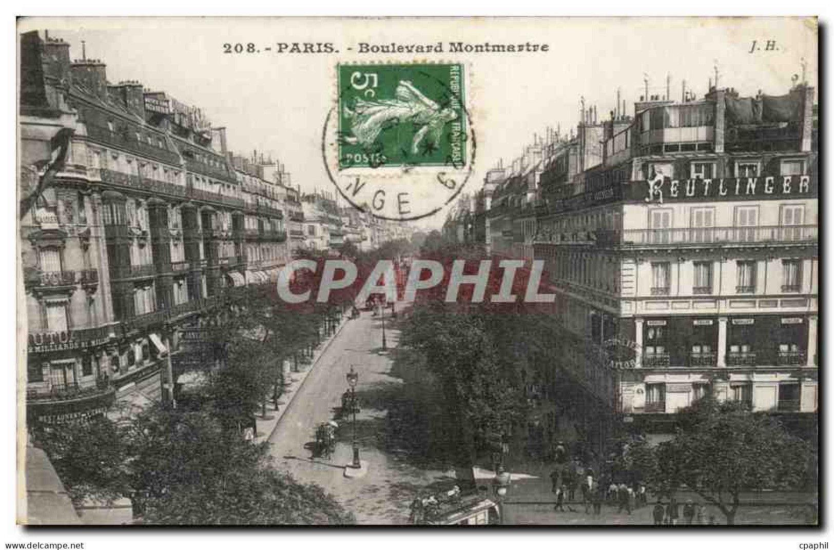 Paris - 14 - Boulevard Montmartre - CPA