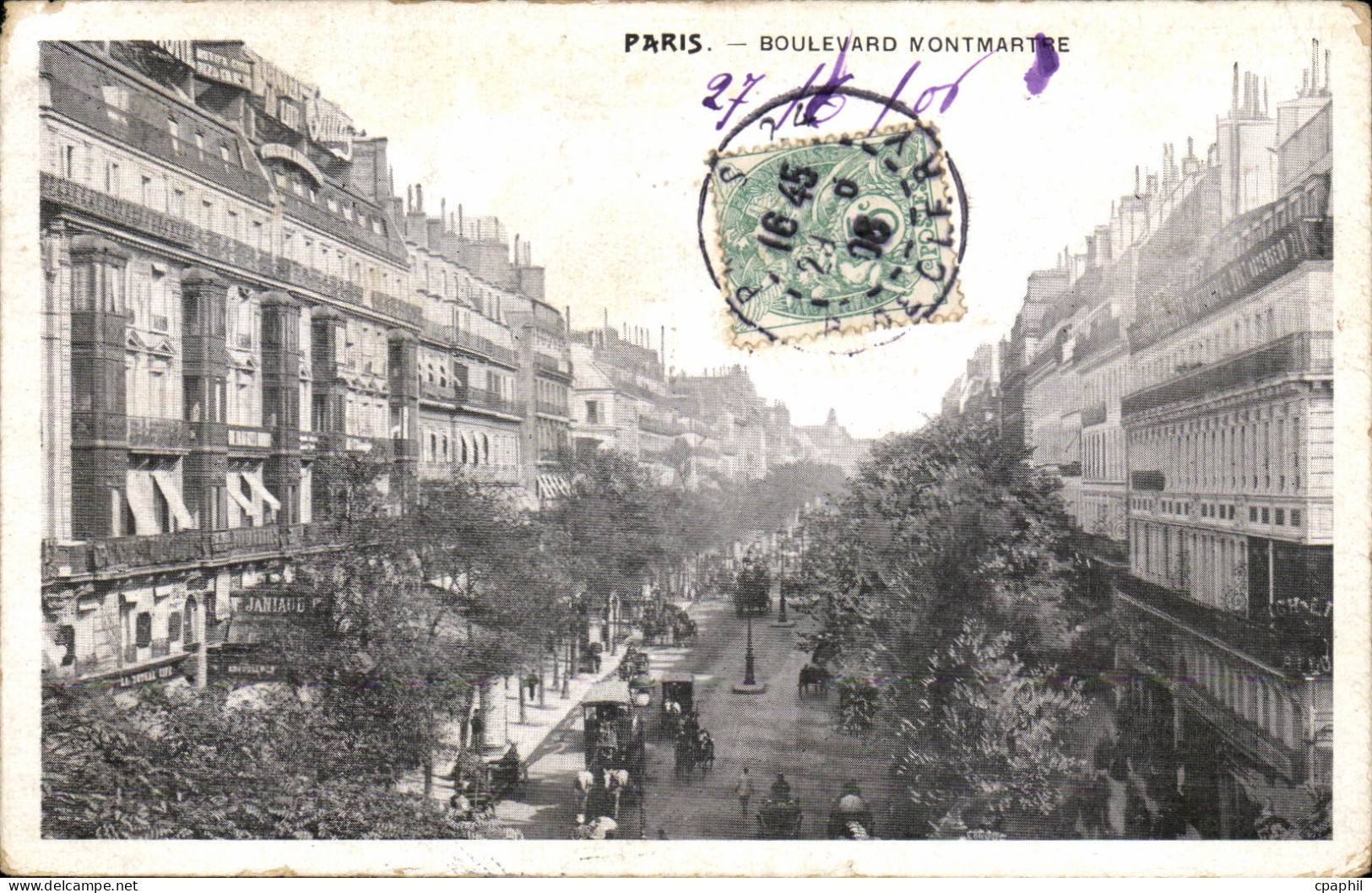 Paris - 14 - Boulevard Montmartre - CPA
